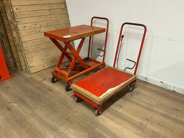 Mobiele heftafel (2x) - afbeelding 1 van  4