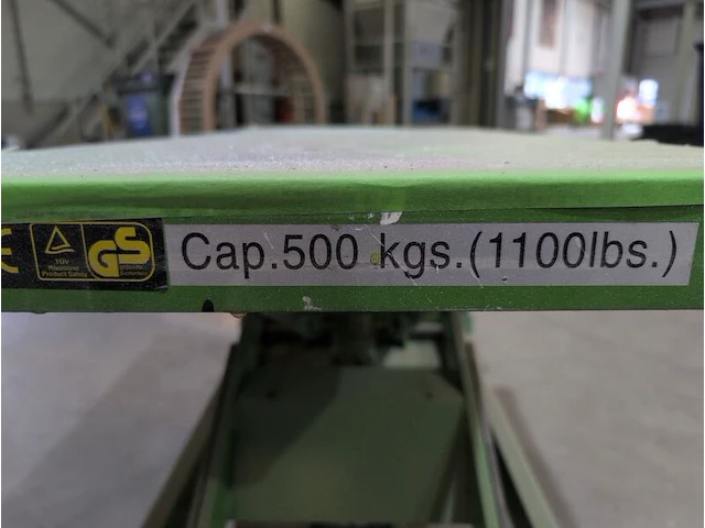 Mobiele heftafel estil, max 500 kilo - afbeelding 5 van  7