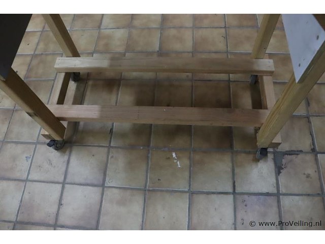 Mobiele houtbewerkingswerkbank - 122x49x122cm - afbeelding 2 van  7