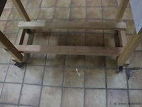 Mobiele houtbewerkingswerkbank - 122x49x122cm - afbeelding 2 van  7