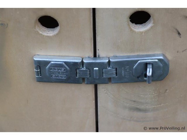 Mobiele houten opbergkast - afbeelding 4 van  6