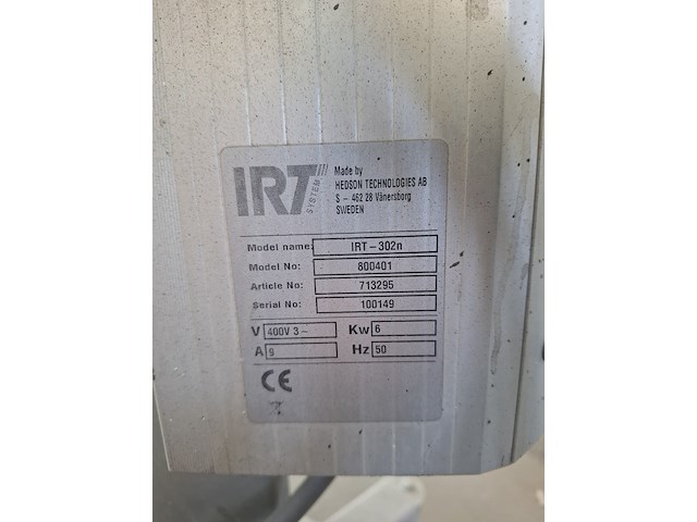 Mobiele infraroodstraler irt, irt-300 - afbeelding 10 van  10