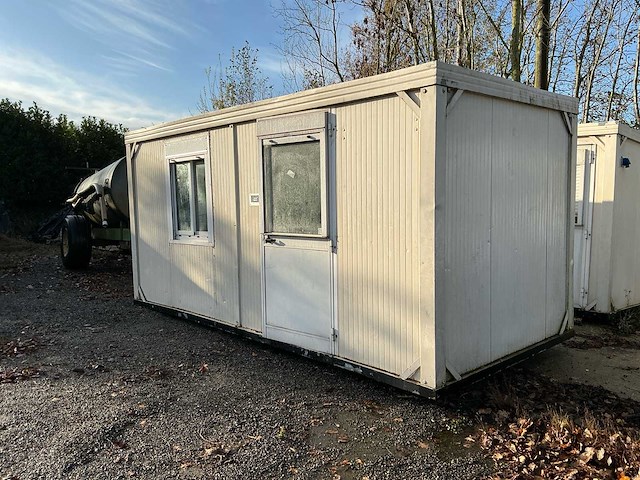 Mobiele kantoorunit / bouwkeet / schaftkeet - afbeelding 1 van  16