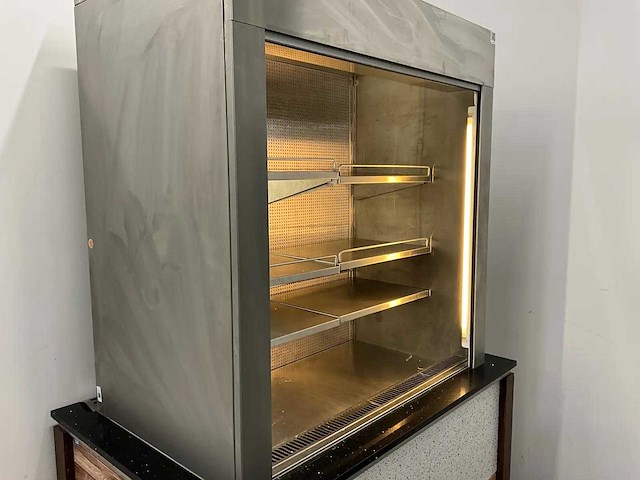 Mobiele koelvitrine met elektrisch rolluik - afbeelding 2 van  10
