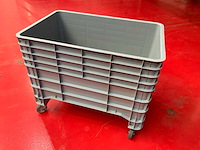 Mobiele kunststof kist (4x) - afbeelding 2 van  5