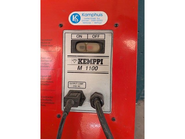 Mobiele lasdampafzuiging kemppi, m1100 - afbeelding 5 van  9