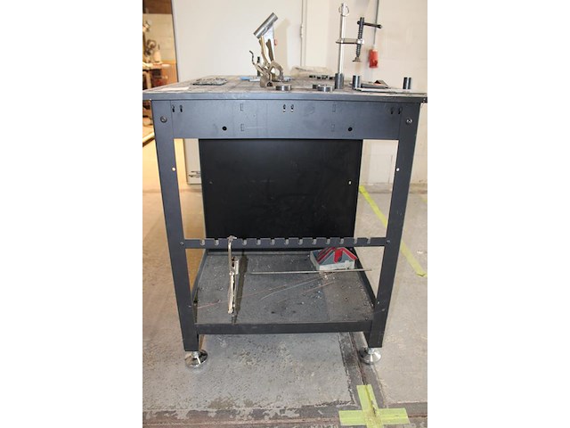 Mobiele lastafel rhino cart met diverse klemmen / accessoires. afmeting 125 x 70 x 90 cm. - afbeelding 5 van  5