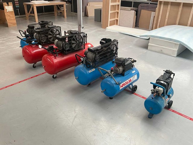 Mobiele luchtcompressor (6x) - afbeelding 1 van  22