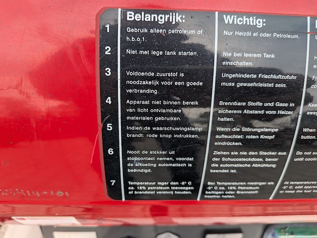 Mobiele luchtverwarmer, thermobile, ta-40, 2001 - afbeelding 6 van  17