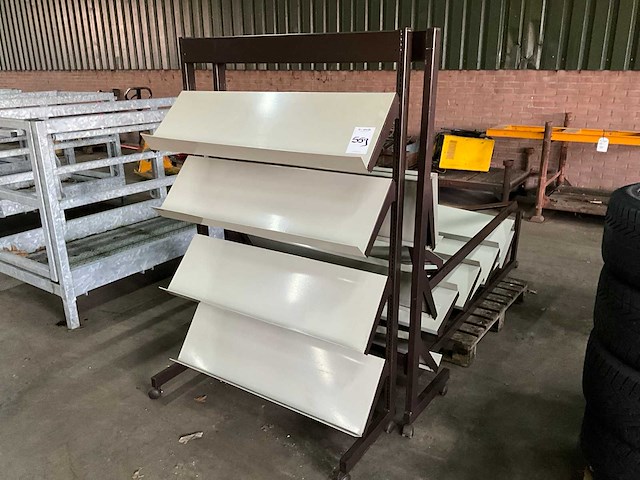 Mobiele magazijnstelling (4x) - afbeelding 1 van  4