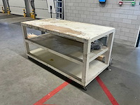 Mobiele magazijntafel - afbeelding 1 van  3