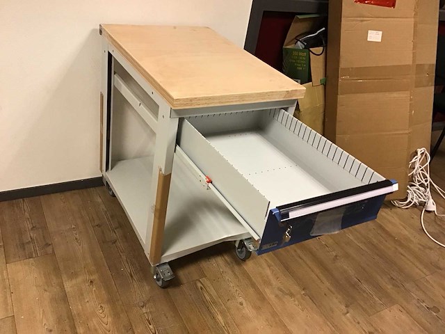 Mobiele otto kind werkbank met lade - afbeelding 4 van  8