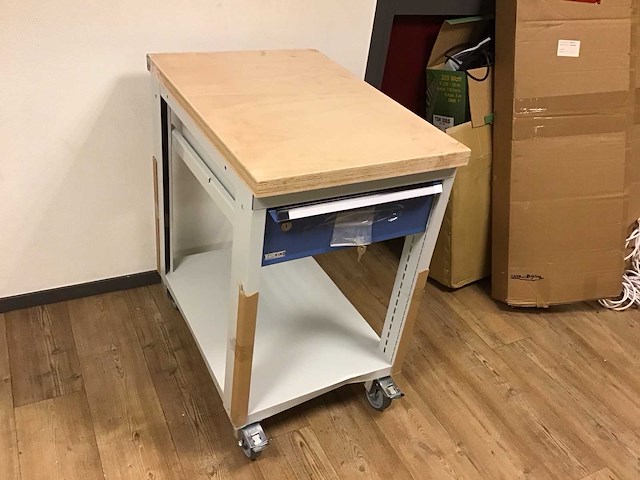 Mobiele otto kind werkbank met lade - afbeelding 1 van  3