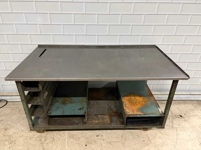 Mobiele platen schoonmaaktafel - afbeelding 3 van  3