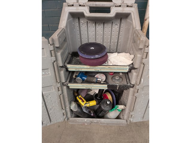 Mobiele poetskast met inhoud 3m - afbeelding 3 van  8