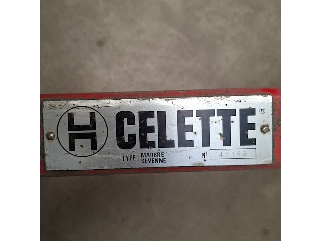Mobiele richtbank celette, marbre sevenne - afbeelding 12 van  14