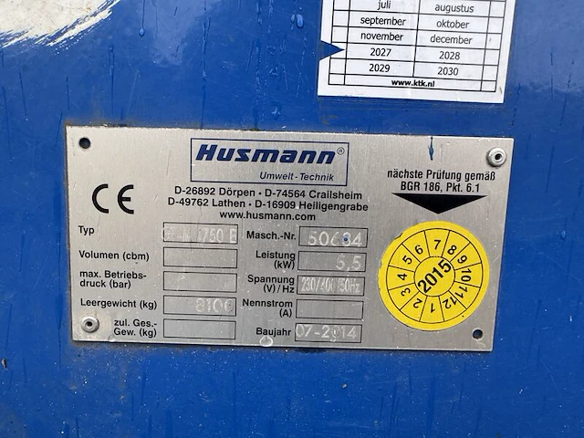 Mobiele roll packer, husmann, gt-m1750, 2014 - afbeelding 14 van  36