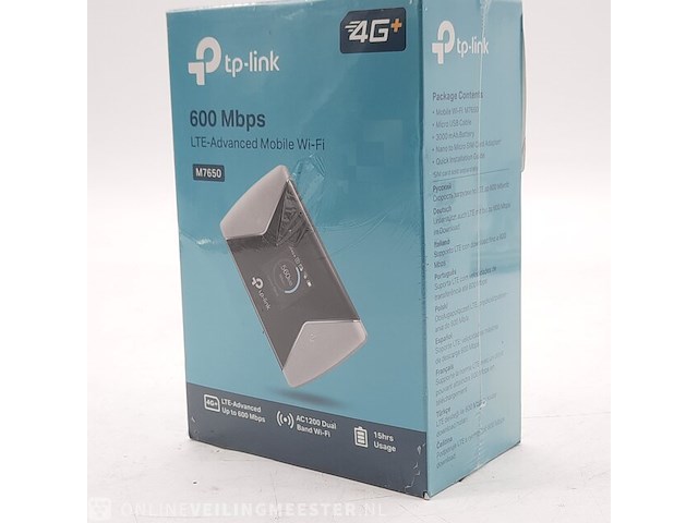 Mobiele router, tp-link, m7650 600mbps - afbeelding 3 van  4