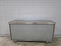 Mobiele rvs bar met gamko barkoeling en flessennest - afbeelding 1 van  10