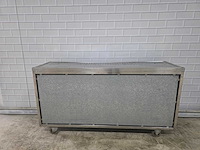 Mobiele rvs bar met gamko barkoeling en flessennest - afbeelding 3 van  10