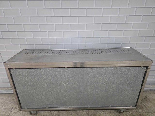 Mobiele rvs bar met gamko barkoeling en flessennest - afbeelding 4 van  10
