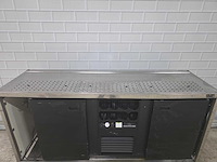 Mobiele rvs bar met gamko barkoeling en flessennest - afbeelding 9 van  10