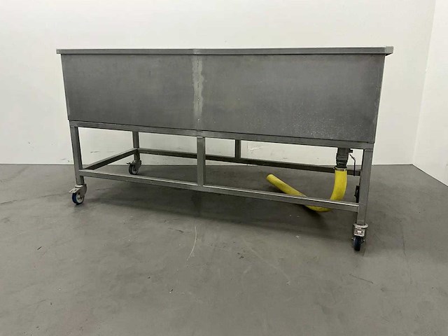 Mobiele rvs dompelbak - afbeelding 2 van  3