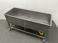 Mobiele rvs dompelbak - afbeelding 2 van  6