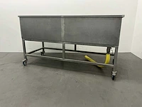 Mobiele rvs dompelbak - afbeelding 3 van  6