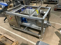 Mobiele rvs hopper