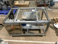Mobiele rvs hopper - afbeelding 2 van  5