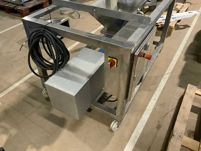 Mobiele rvs hopper - afbeelding 5 van  5