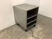 Mobiele rvs kast - afbeelding 2 van  4