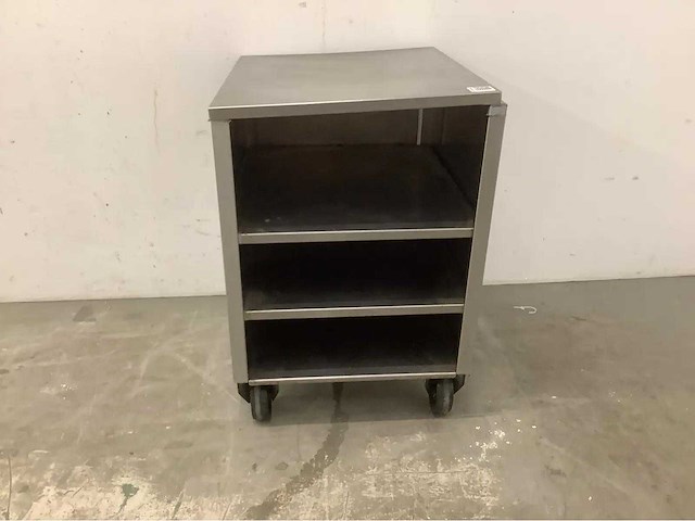 Mobiele rvs kast - afbeelding 3 van  4
