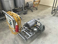 Mobiele rvs los en spoelpompinstallatie met centrifugaalpomp - afbeelding 4 van  9