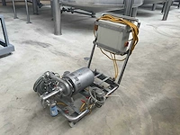 Mobiele rvs los en spoelpompinstallatie met centrifugaalpomp - afbeelding 1 van  9