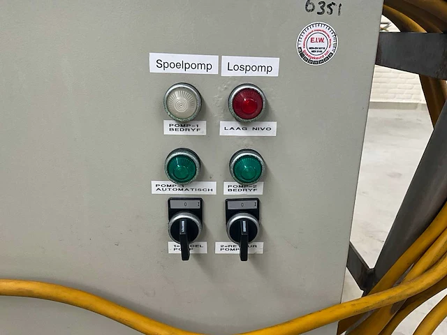 Mobiele rvs los en spoelpompinstallatie met centrifugaalpomp - afbeelding 6 van  9