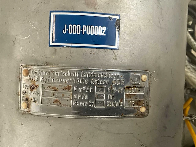 Mobiele rvs los en spoelpompinstallatie met centrifugaalpomp - afbeelding 9 van  9