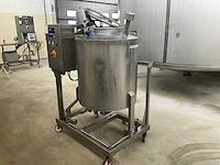 Mobiele rvs mengtank (450liter) - afbeelding 1 van  11