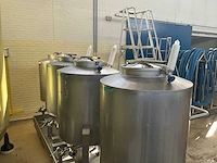Mobiele rvs opslagtank (450liter) (4x) - afbeelding 7 van  8