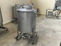 Mobiele rvs opslagtank (450liter) - afbeelding 4 van  8