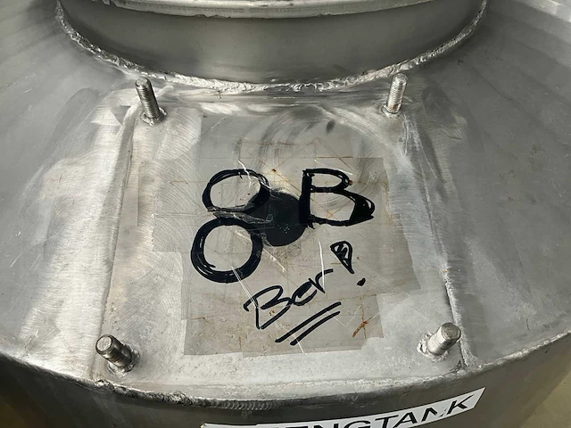 Mobiele rvs opslagtank (450liter) - afbeelding 9 van  11