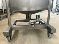 Mobiele rvs opslagtank (450liter) - afbeelding 6 van  8