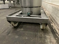 Mobiele rvs opslagtank - afbeelding 3 van  4
