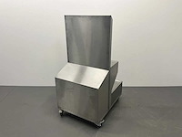 Mobiele rvs spoeltafel met close-in boiler - afbeelding 11 van  13