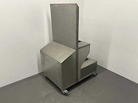 Mobiele rvs spoeltafel met close-in boiler - afbeelding 2 van  12