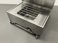 Mobiele rvs spoeltafel met close-in boiler - afbeelding 3 van  12