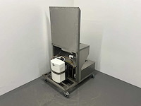 Mobiele rvs spoeltafel met close-in boiler - afbeelding 8 van  13