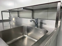 Mobiele rvs spoeltafel - afbeelding 7 van  10