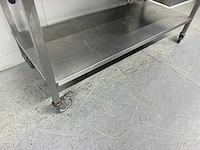 Mobiele rvs spoeltafel - afbeelding 10 van  10